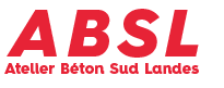 Logo ABSL (ATELIER BÉTON SUD LANDES)